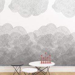 Bien Fait Papier Peint Cloudy 3x60xh280 Cm